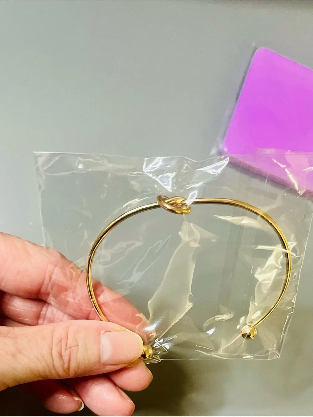 Gift Bundle Set Compact Mirror Gold Knot Bracelet Mini Towel Bear NWT
